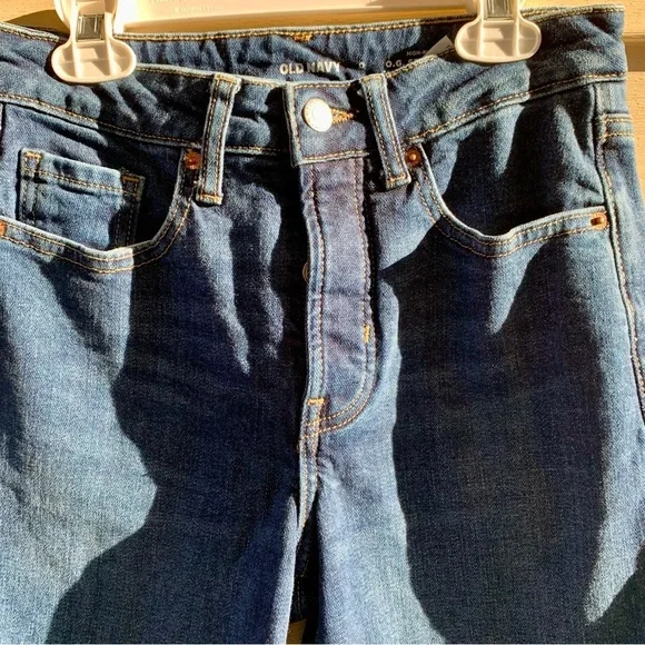 Old Navy High-rise O.G.  straight secret-smooth pockets jeans size 0‎ EUC - Picture 6 of 7